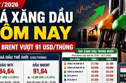 Giá xăng dầu hôm nay 22/07: RON95 giữ nguyên 20.550 đồng — Brent bùng nổ 91,67 USD báo động tăng mạnh kỳ điều chỉnh 26/07