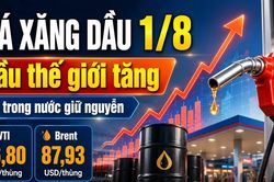 Giá xăng dầu hôm nay 01/08: RON95 giữ 22.850 đồng — Brent bứt qua 90 USD, WTI tăng sốc 5,07% đảo chiều dự báo kỳ điều chỉnh ngày mai 02/08